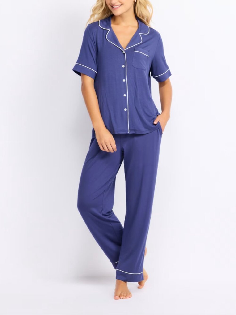 Awhile Blue DreamCool Stretch Pajama Pants L